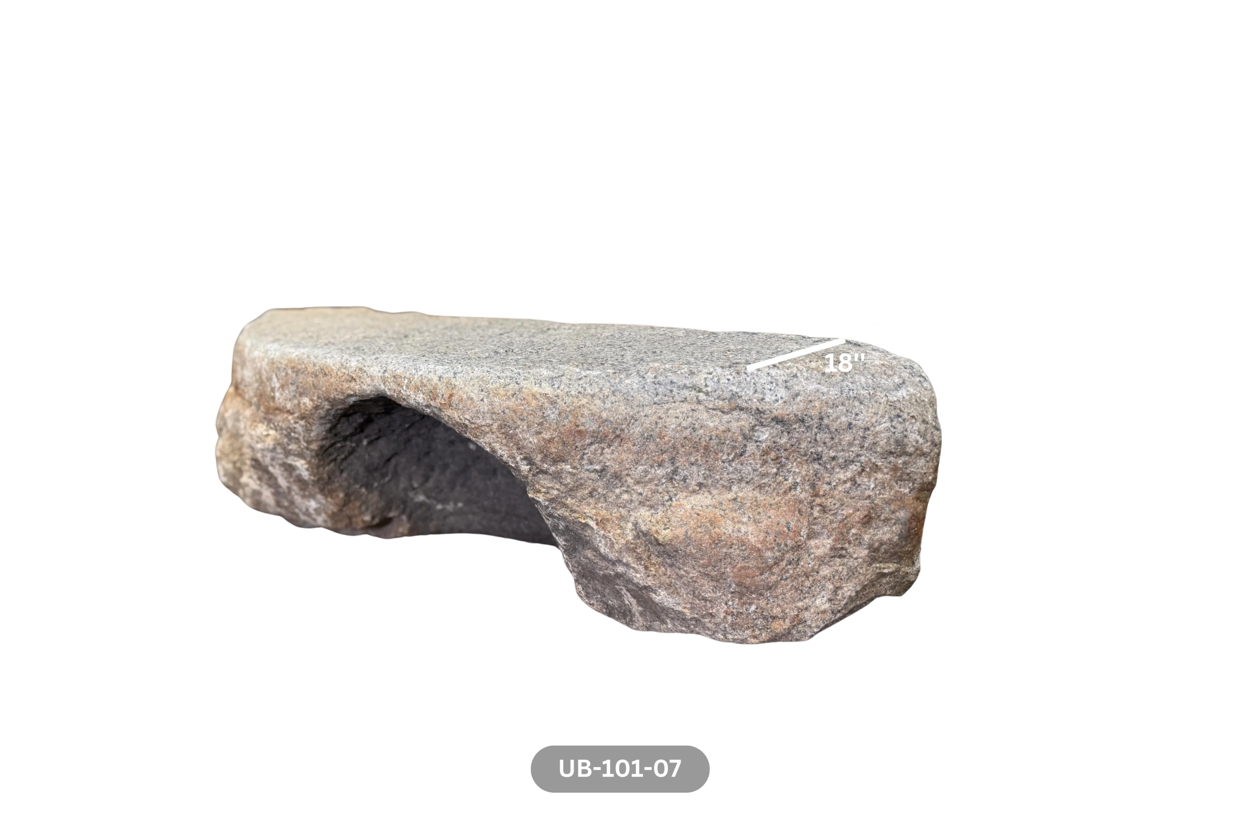 Antique Granite Bench - Image 7